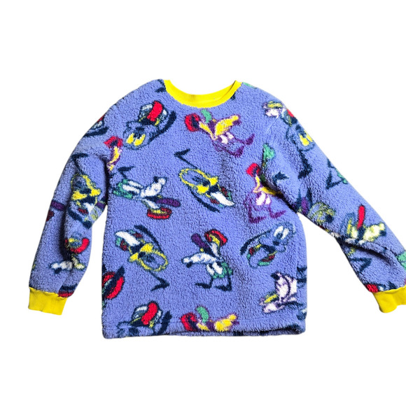 Disney Parks Fleece Women's Pluto Dog Pullover Sweater Size: M - Picture 1 of 3